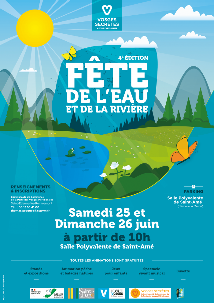 Affiche fête de l'eau